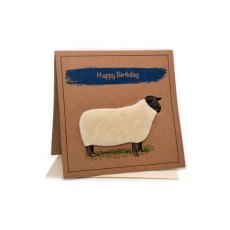 Lambacraft Sheep Happy Birthday Card