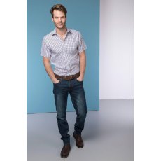 Rydale Richmond Short Sleeved Shirt Navy