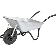 Walsall Croft DIY/Gardening Galvanised Wheelbarrow 85L