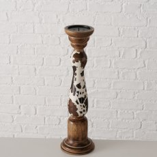 Boltze Montana Mango Wood Candle Holder