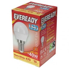 Eveready LED Golf E14 Bulb 6w