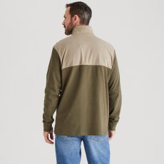 Ridgeline Salthouse 1/4 Zip Top Ivy Green
