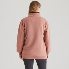 Ridgeline Brancaster 1/4 Zip Sweatshirt Dusky Pink