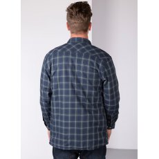 Rydale Fleece Lined Shirt Navy/Green