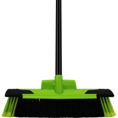 Buffalo Stiff PVC Yard Broom 18" With Handle & Scraper Buffalo Stiff PVC Yard Broom 18" With Handle & Scraper