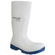 Dunlop Men's Food Pro Multigrip Safety Wellington White