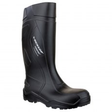 Dunlop Men's Purofort+ Full Safety Wellington Black