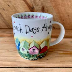 Alex Clarke Beach Huts Mug Alex Clarke Beach Huts Mug