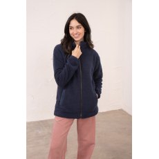 Lighthouse Seashell Fleece Navy