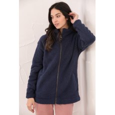 Lighthouse Seashell Fleece Navy
