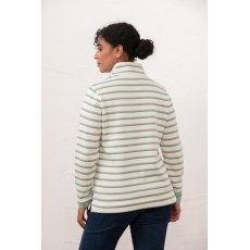 Lighthouse Shore Jersey Sweatshirt Pistachio/Basil Stripe