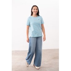 Lighthouse Causeway T-Shirt Blue Stripe