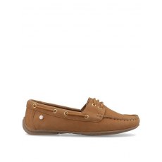 Hush Puppies Tula Boat Shoe Tan