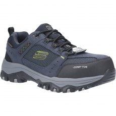 Skechers Men's Greetah Composite Toe Hiking Trainer Navy