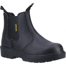 Amblers Unisex FS116 Hardwearing Pull On Safety Dealer Boot Black