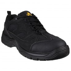Amblers Unisex FS214 Vegan Friendly Safety Trainer Black