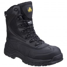 Amblers Unisex AS440 Hybrid Metal Free Hi Leg Waterproof Safety Boot Black