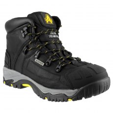 Amblers Men's AS803 Waterproof Wide Fit Safety Boot Black