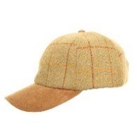 SSP Hats Faux Suede Peak Tweed Baseball Cap Assorted