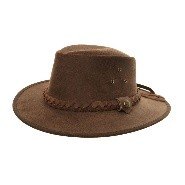 SSP Hats Australian Hat Chocolate Brown