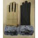 SSP Hats Fur Trim Tweed Glove