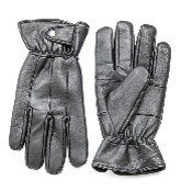 SSP Hats Men's Soft Leather Glove Black