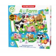 My First Puzzle 4 In A Box Farm Jigsaw Puzzle My First Puzzle 4 In A Box Farm Jigsaw Puzzle