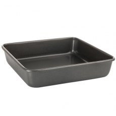 Luxe Shallow Cake Tin Square 23cm