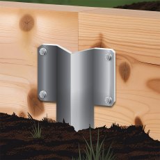 John George Galvanised Straight Spike Sleeper Support