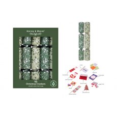 Green Mistletoe Christmas Crackers 14" 10 Pack