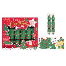 Roll A Christmas Tree Dice Game Christmas Crackers 6 Pack