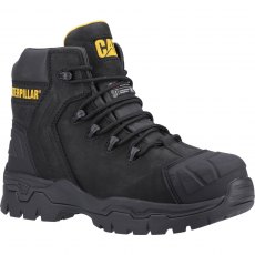 Caterpillar Men's Everett S3 Waterproof Safety Boot Black Caterpillar Men's Everett S3 Waterproof Safety Boot Black