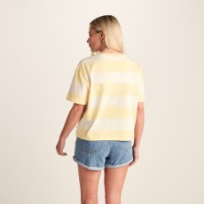 Tog24 Lani T-Shirt Butter Yellow Stripe