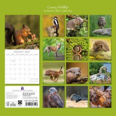 Gifted Stationary Square Country Wildlife Calendar 2027