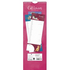 Gifted Stationary Slimline Cat Lovers Calendar 2027
