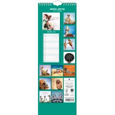 Gifted Stationary Slimline Animal Antics Calendar 2027