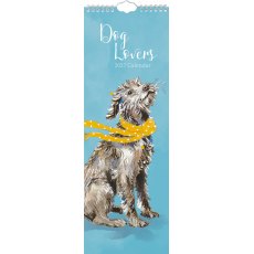 Gifted Stationary Slimline Dog Lovers Calendar 2027