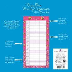 Gifted Stationary Square Busy Bee Organiser Calendar 2027