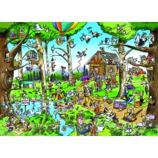 Cobble Hill Doodle Town Birdwatcher Paradise Jigsaw Puzzle 1000 Piece Cobble Hill Doodle Town Birdwatcher Paradise Jigsaw Puzzle 1000 Piece