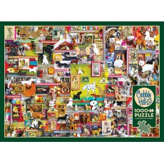 Cobble Hill Dog Town Jigsaw Puzzle 1000 Piece