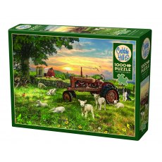 Cobble Hill Field At Sunrise Jigsaw Puzzle