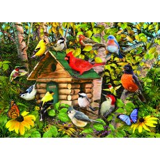 Cobble Hill Bird Cabin Jigsaw Puzzle