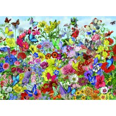 Cobble Hill Butterfly Garden Jigsaw Puzzle