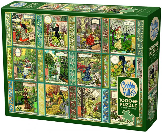 Cobble Hill Gardener's Jardiniere Calendar Jigsaw Puzzle