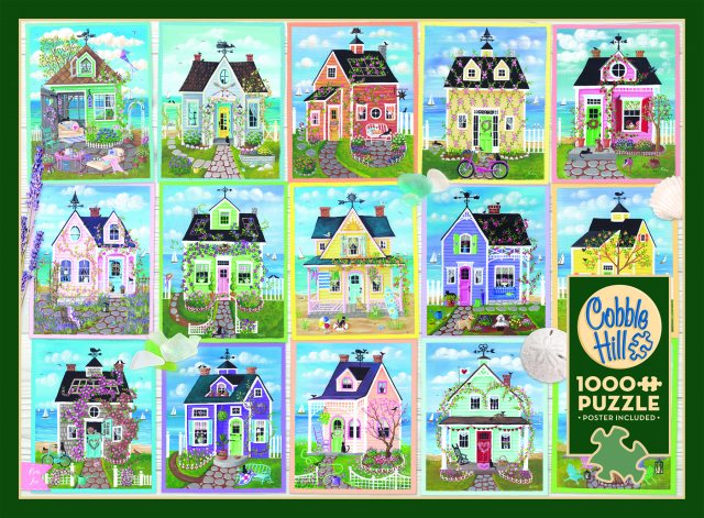 Cobble Hill Seaside Cottages Calendar Jigsaw Puzzle