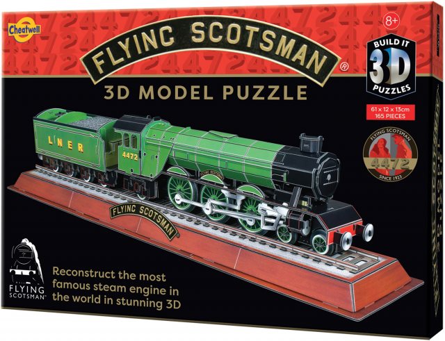 Cheatwell Build It 3D Flying Scotsman Puzzle