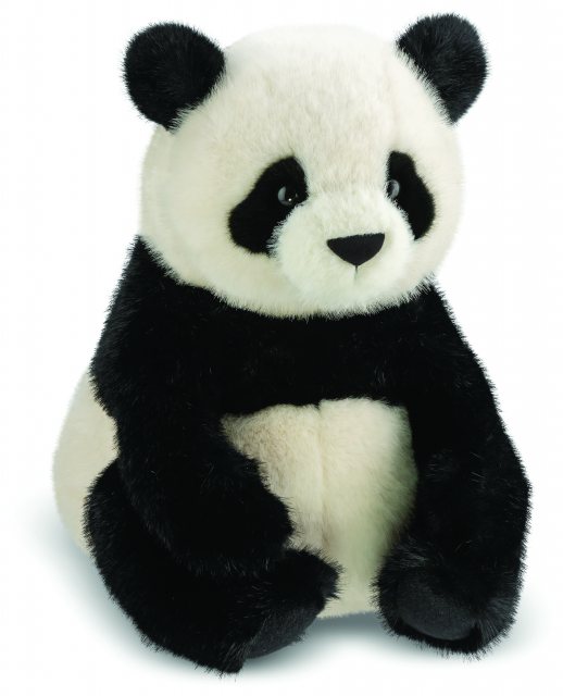 Aurora Borealis Hui Ring Panda Soft Toy 12"