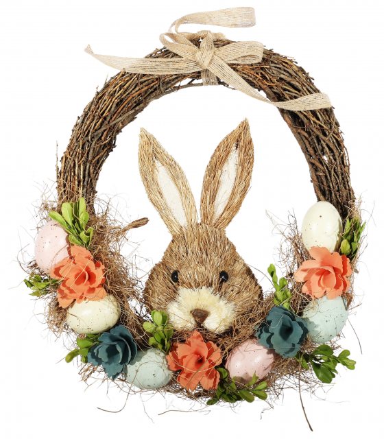 Apac Easter Rabbit Wreath 35cm