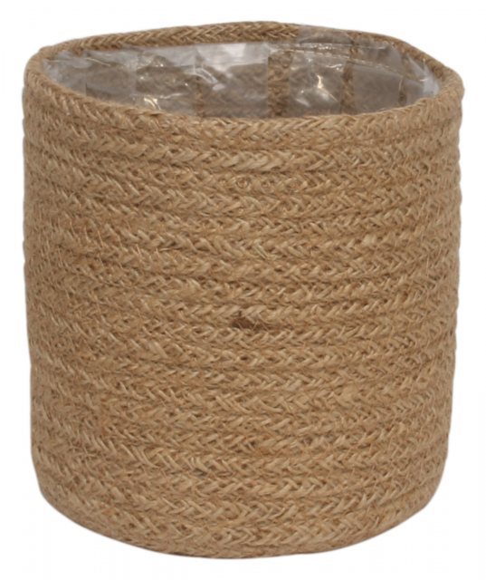 Apac Natural Jute Rope Basket With Liner
