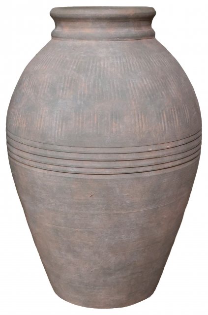Apac Antique Olive Pot Green Terracotta